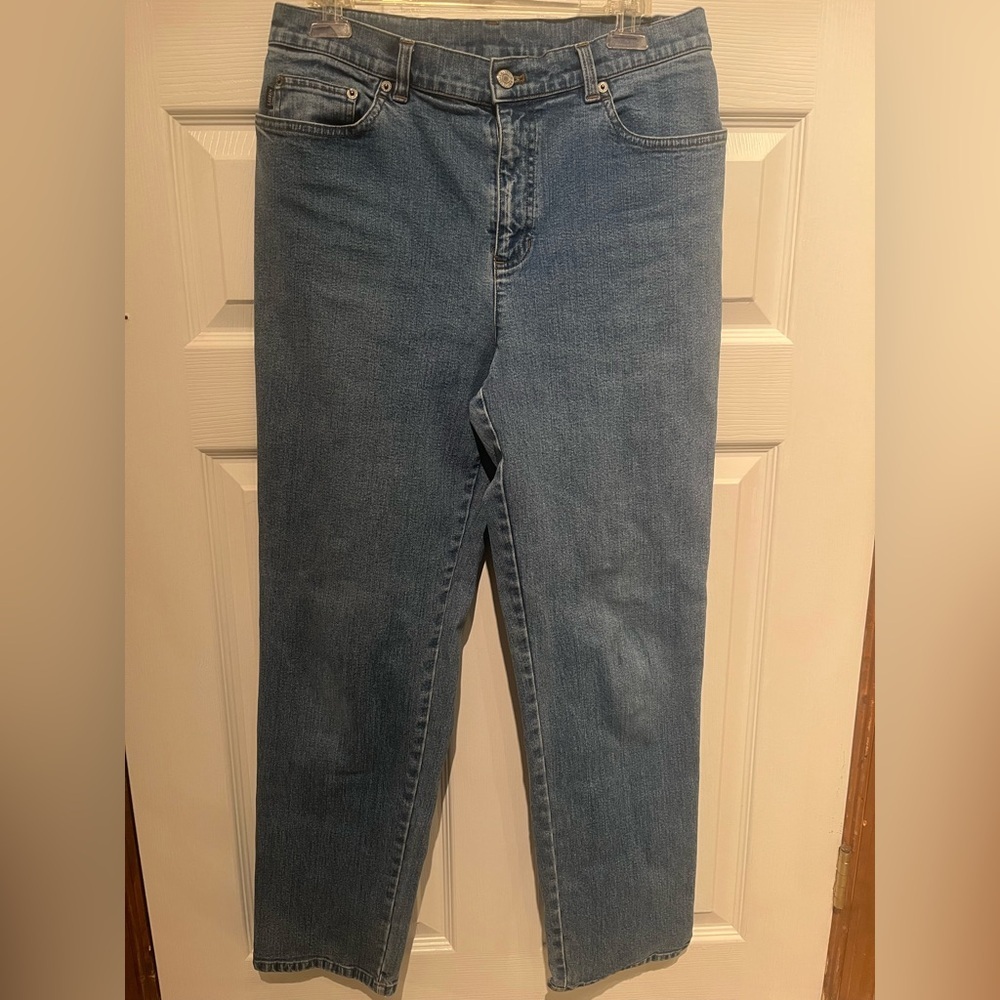 Vintage Lauren Jeans Co. 10P Women's Straight Leg Blue Jeans